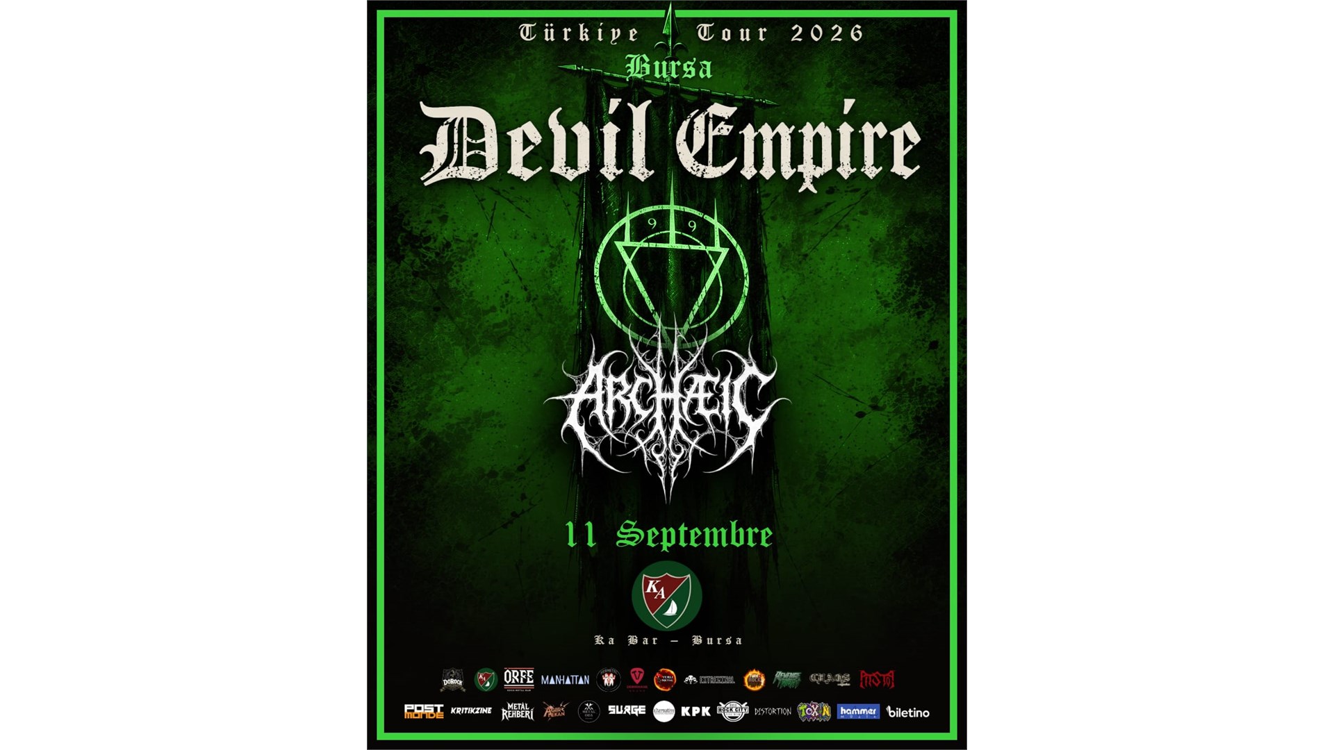 UNDERGROUND BLACK METAL ALLIANCE — Bursa